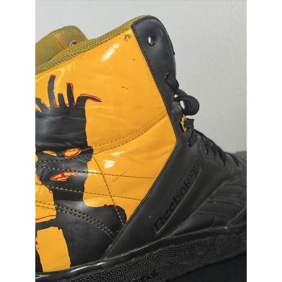 Rare Unworn without box high top Basquiat x Reebok BB4600 size 11 - Picture 14 of 16